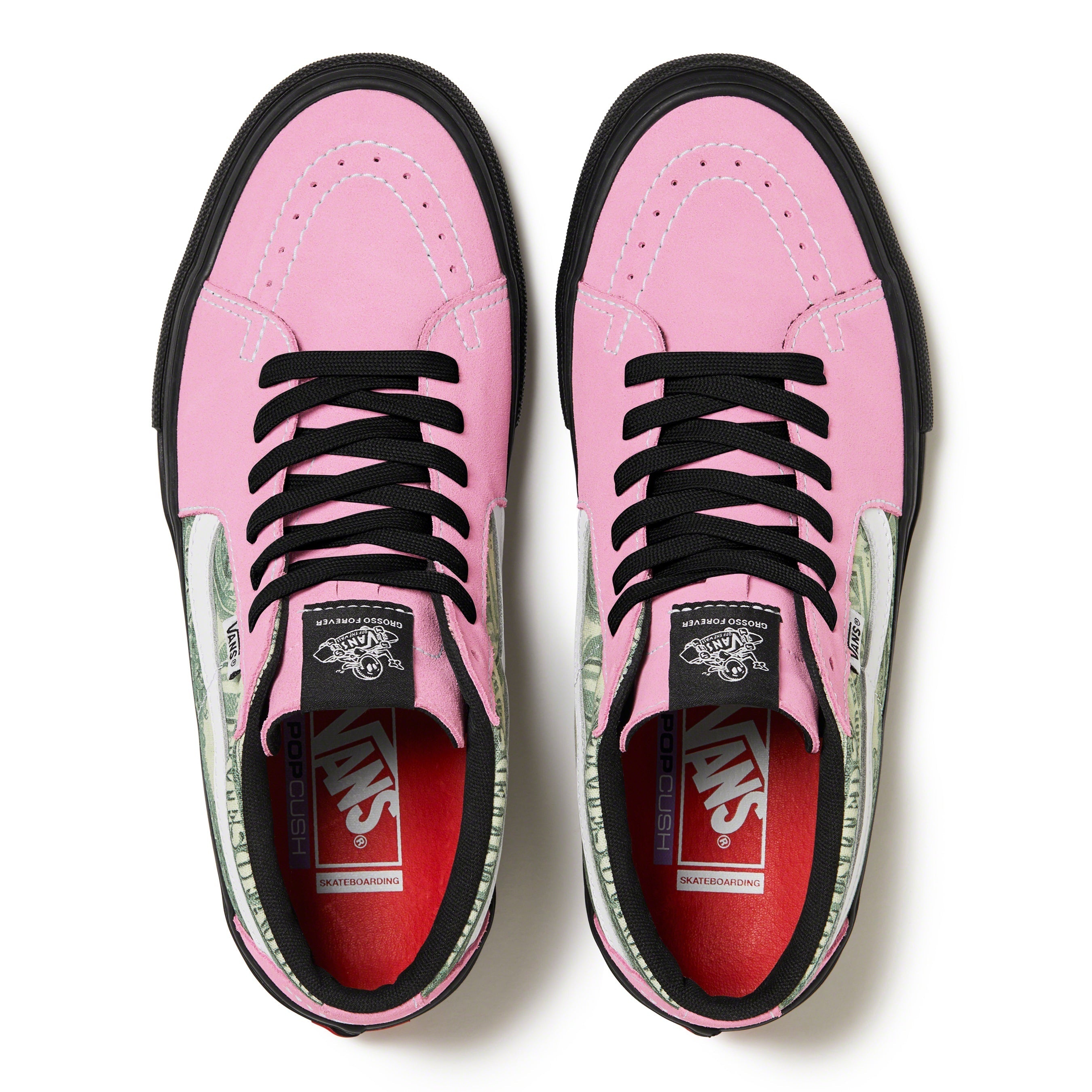Supreme®/ Vans® Dollar Skate Grosso Mid view 2
